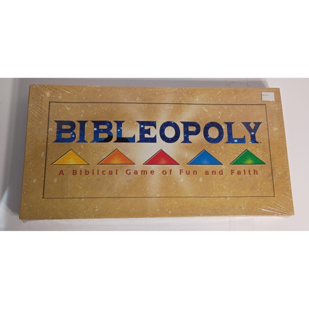 Bibleopoly Board Game NEW SEALED Christian Faith Monopoly Style Family Game